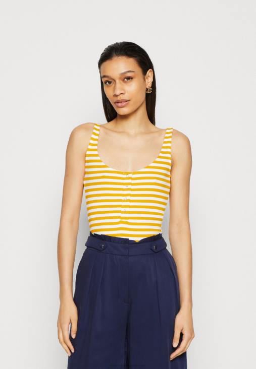 Anna Field nők felső fehér/sárga RTVD419