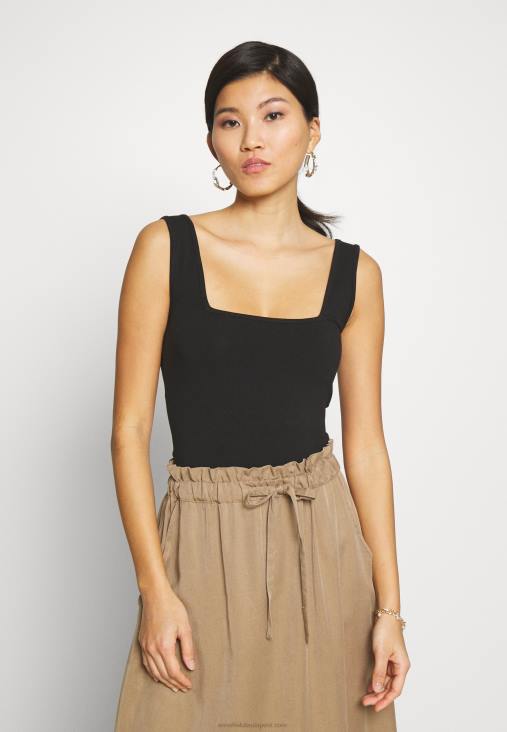 Anna Field nők felső fekete RTVD384