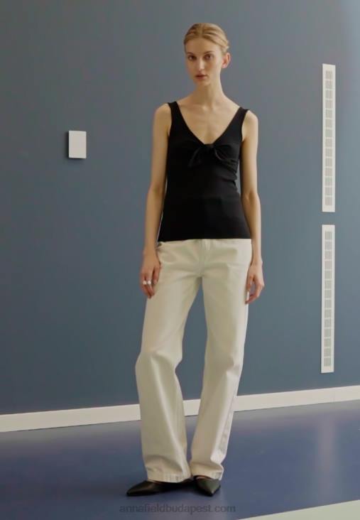 Anna Field nők felső fekete RTVD400