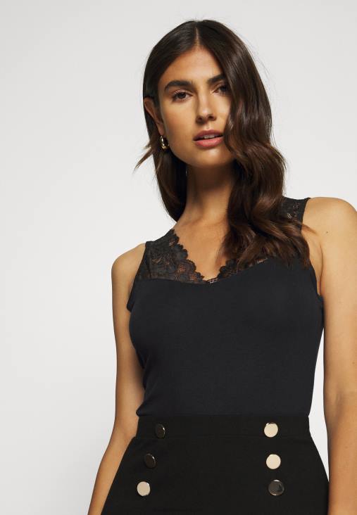 Anna Field nők felső fekete RTVD402