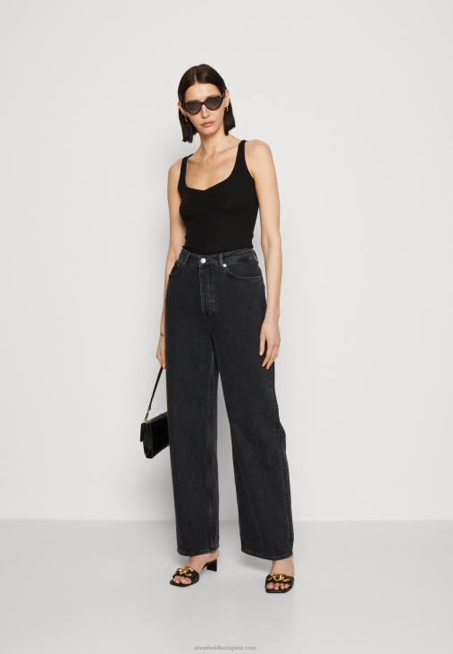 Anna Field nők felső fekete RTVD406