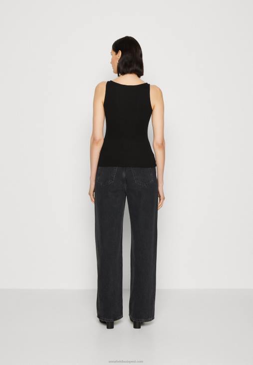 Anna Field nők felső fekete RTVD406