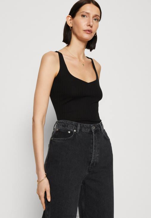 Anna Field nők felső fekete RTVD406