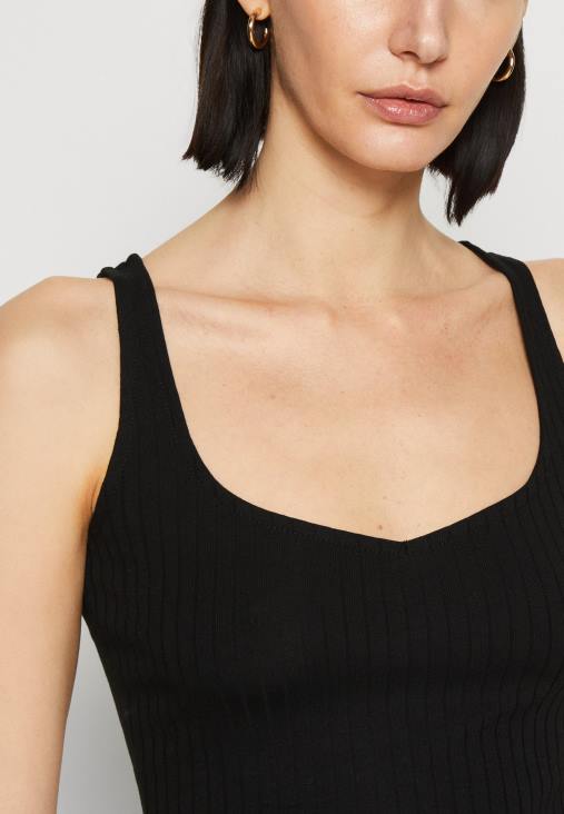 Anna Field nők felső fekete RTVD406