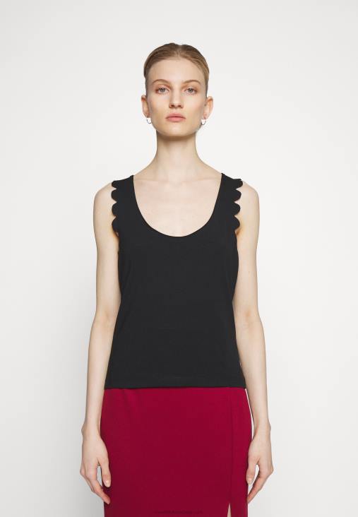 Anna Field nők felső fekete RTVD439