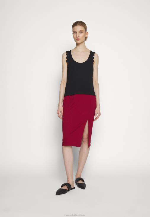 Anna Field nők felső fekete RTVD439