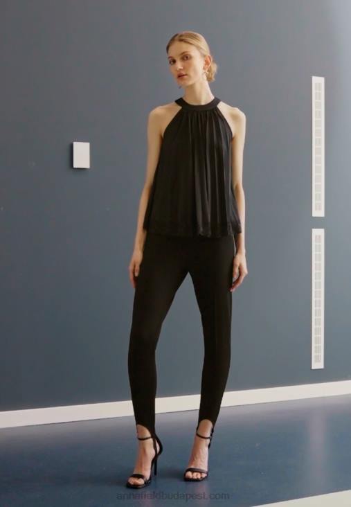 Anna Field nők felső fekete RTVD457