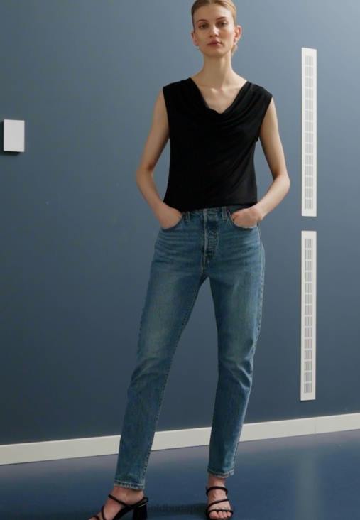 Anna Field nők felső fekete RTVD459