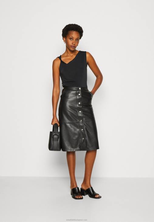 Anna Field nők felső fekete RTVD474