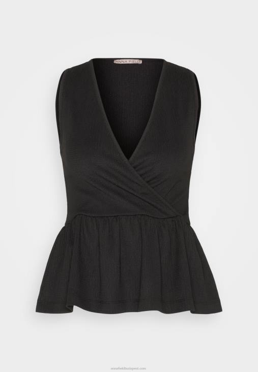 Anna Field nők felső fekete RTVD488