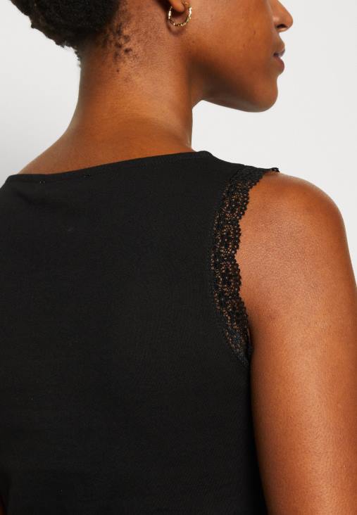 Anna Field nők felső fekete RTVD496