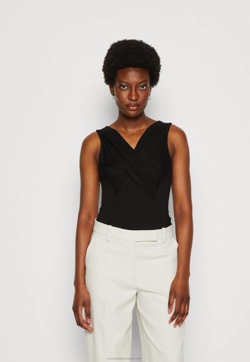 Anna Field nők felső fekete RTVD498