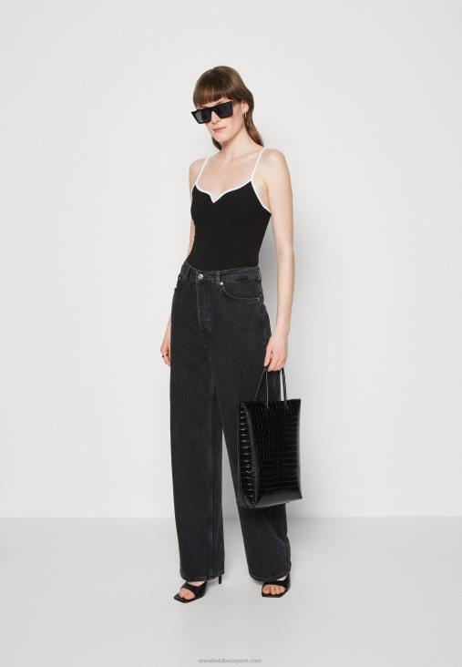 Anna Field nők felső fekete RTVD503