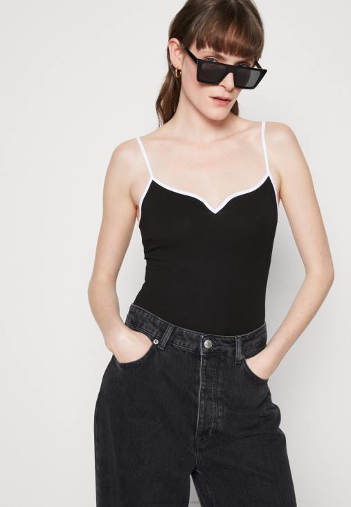 Anna Field nők felső fekete RTVD503