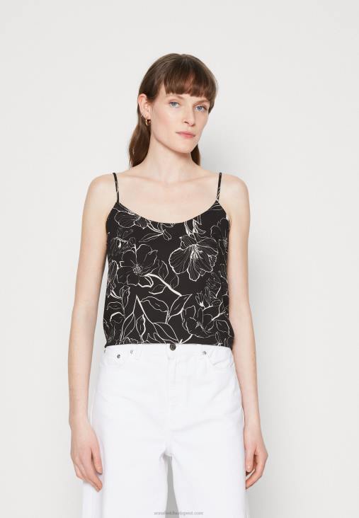 Anna Field nők felső fekete/fehér RTVD477