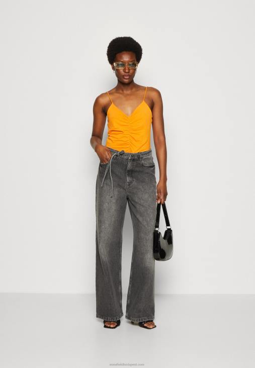 Anna Field nők felső fekete/narancs RTVD454