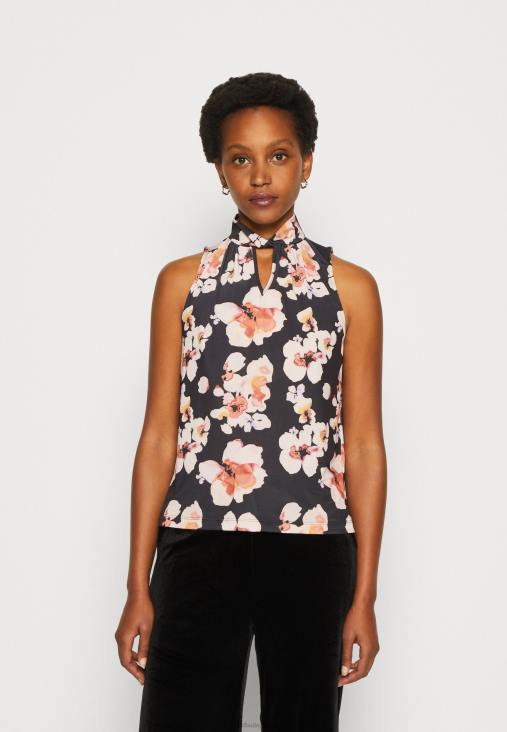 Anna Field nők felső fekete/rózsaszín RTVD428