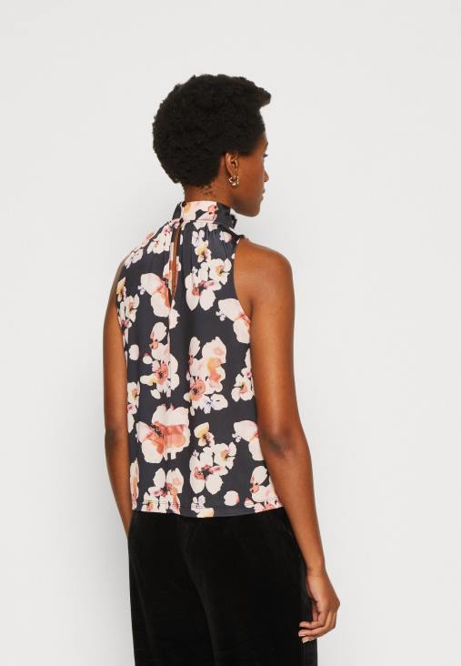 Anna Field nők felső fekete/rózsaszín RTVD428