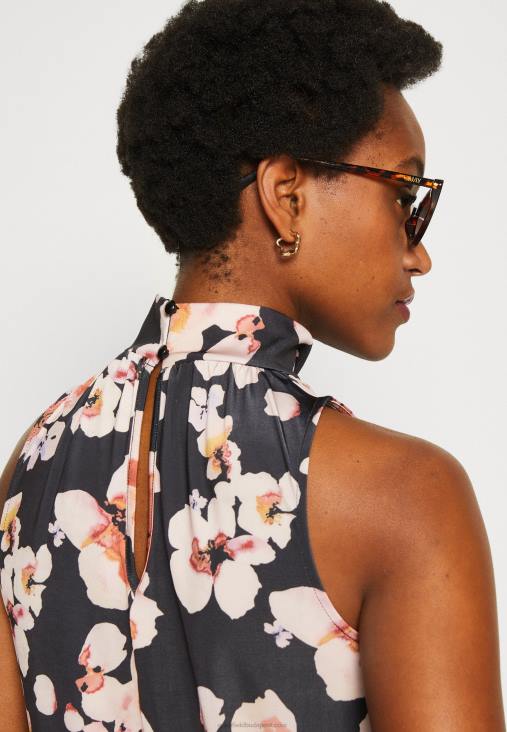 Anna Field nők felső fekete/rózsaszín RTVD428