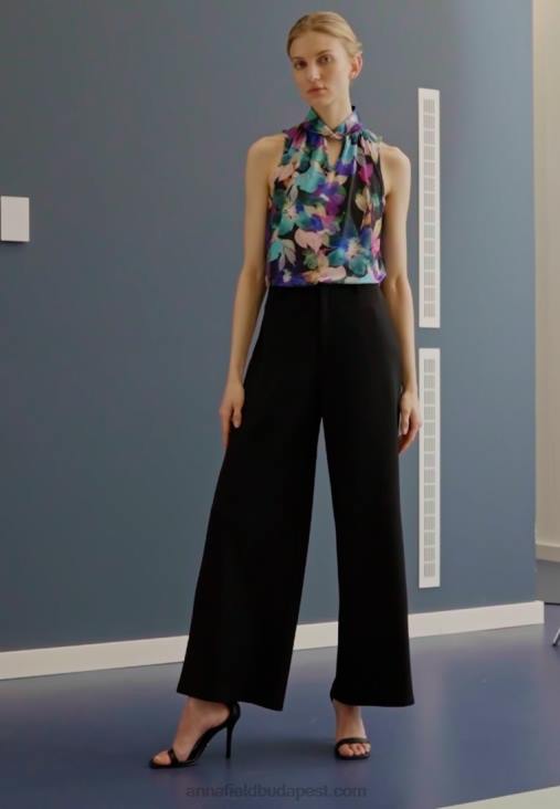 Anna Field nők felső nblue/lila RTVD505