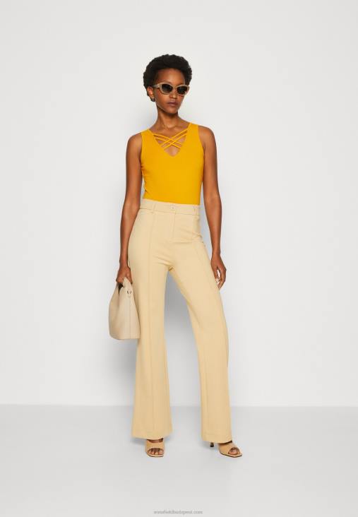 Anna Field nők felső sötétsárga RTVD461