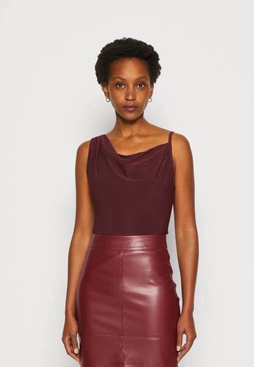 Anna Field nők felső sötétvörös RTVD417