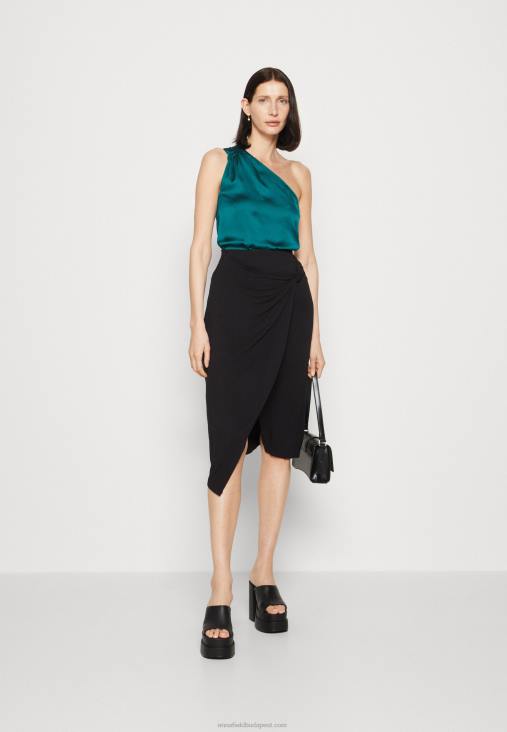 Anna Field nők felső sötétzöld RTVD462