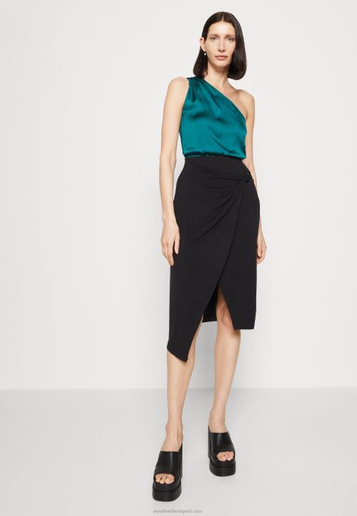 Anna Field nők felső sötétzöld RTVD462