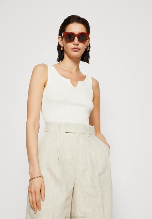 Anna Field nők felső törtfehér RTVD470