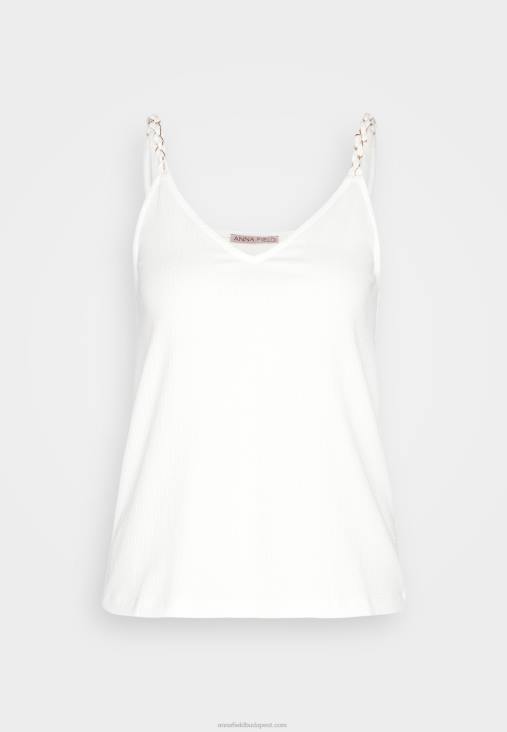 Anna Field nők felső törtfehér RTVD475