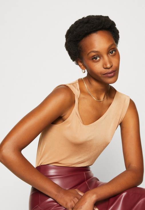 Anna Field nők felső világosbarna RTVD509