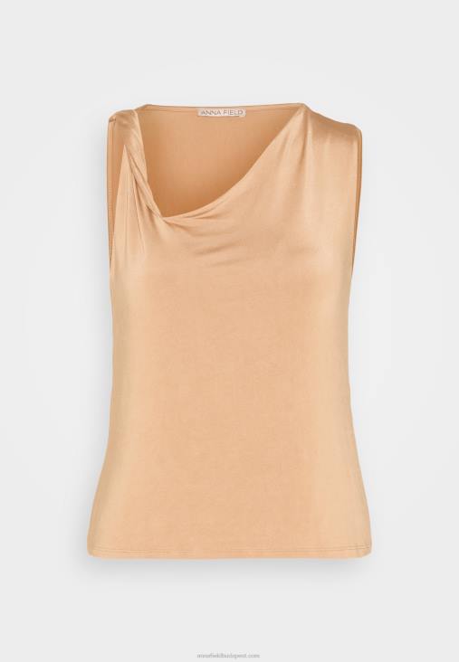 Anna Field nők felső világosbarna RTVD509