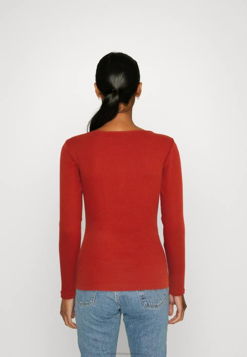 Anna Field nők hosszú ujjú felső barna RTVD563