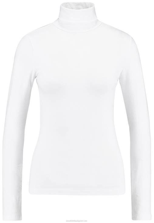 Anna Field nők hosszú ujjú felső fehér RTVD527