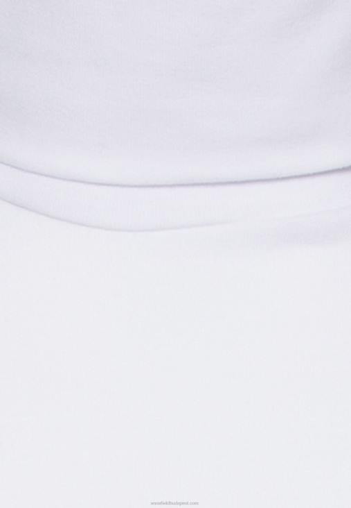 Anna Field nők hosszú ujjú felső fehér RTVD560