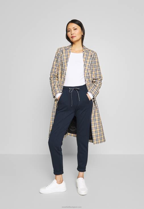 Anna Field nők hosszú ujjú felső fehér RTVD571