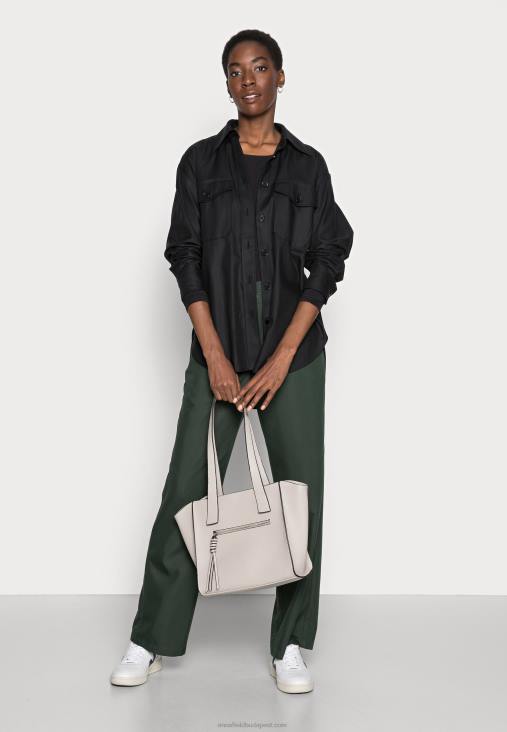 Anna Field nők hosszú ujjú felső fekete RTVD526