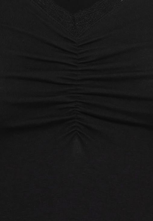 Anna Field nők hosszú ujjú felső fekete RTVD557