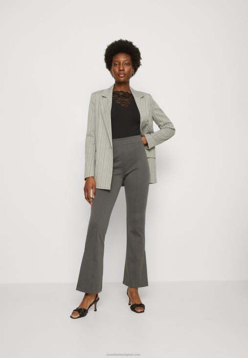 Anna Field nők hosszú ujjú felső fekete RTVD564