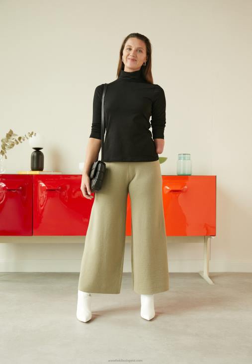 Anna Field nők hosszú ujjú felső fekete RTVD579