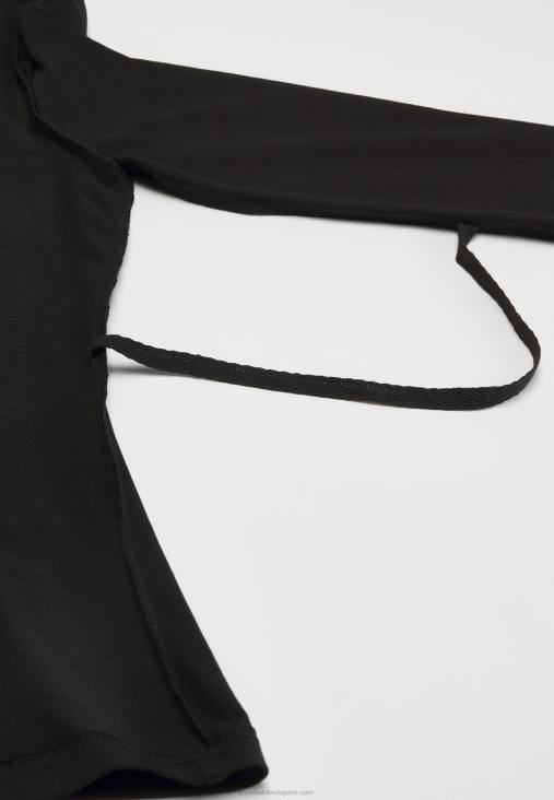 Anna Field nők hosszú ujjú felső fekete RTVD579