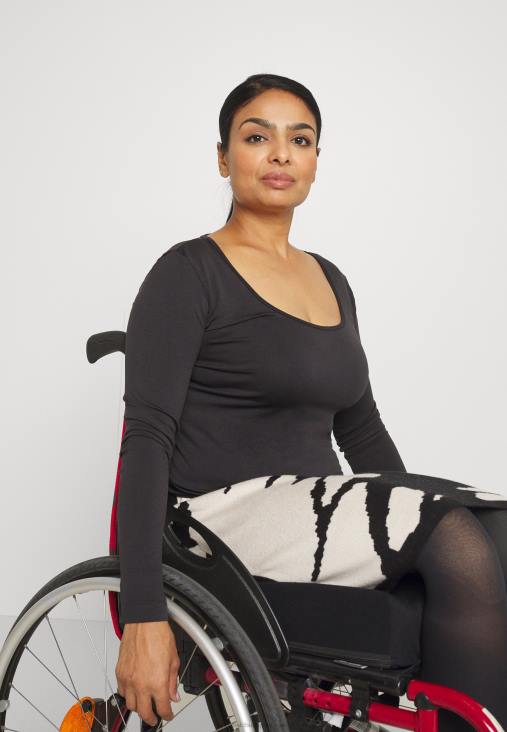 Anna Field nők hosszú ujjú felső fekete RTVD580