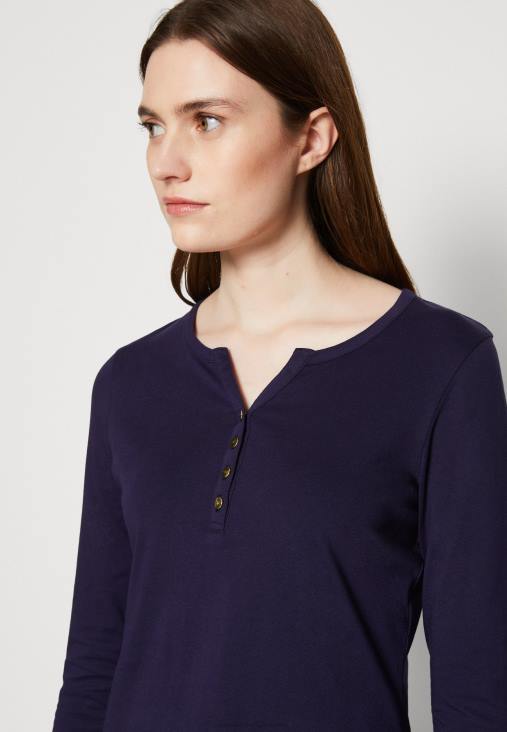Anna Field nők hosszú ujjú felső sötétkék RTVD523
