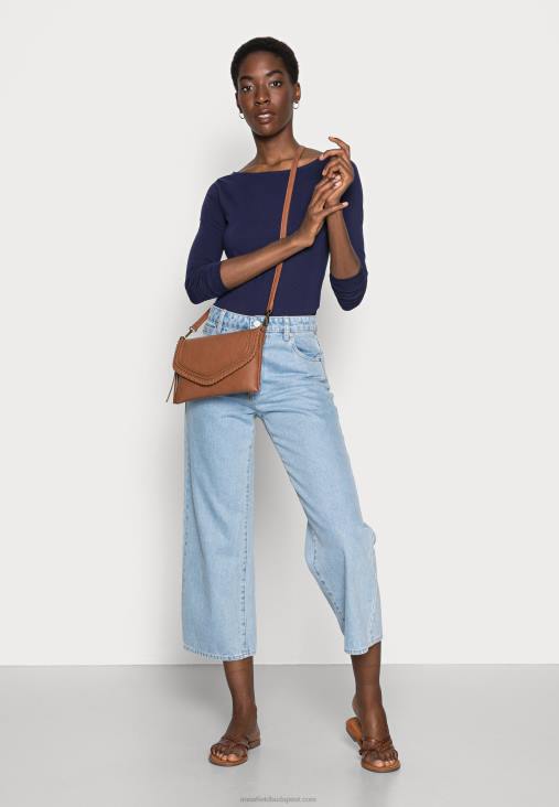 Anna Field nők hosszú ujjú felső sötétkék RTVD570