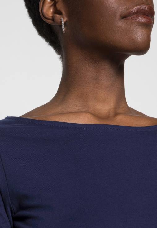 Anna Field nők hosszú ujjú felső sötétkék RTVD570