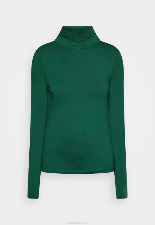 Anna Field nők hosszú ujjú felső sötétzöld RTVD583