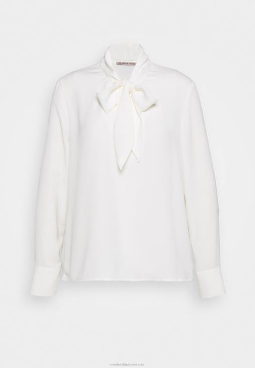 Anna Field nők hosszú ujjú felső törtfehér RTVD521