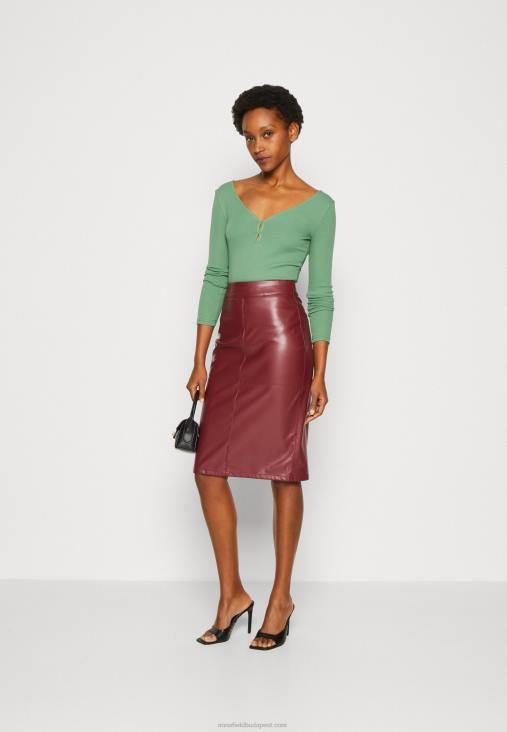 Anna Field nők hosszú ujjú felső zöld RTVD514