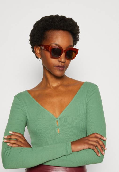 Anna Field nők hosszú ujjú felső zöld RTVD514
