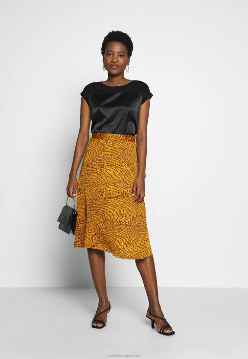 Anna Field nők nyomott póló fekete RTVD274